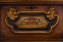Classic Wood Carving Design on Wooden Furniture